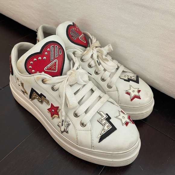 Gently used Prada sneakers size 39 - Picture 1 of 5